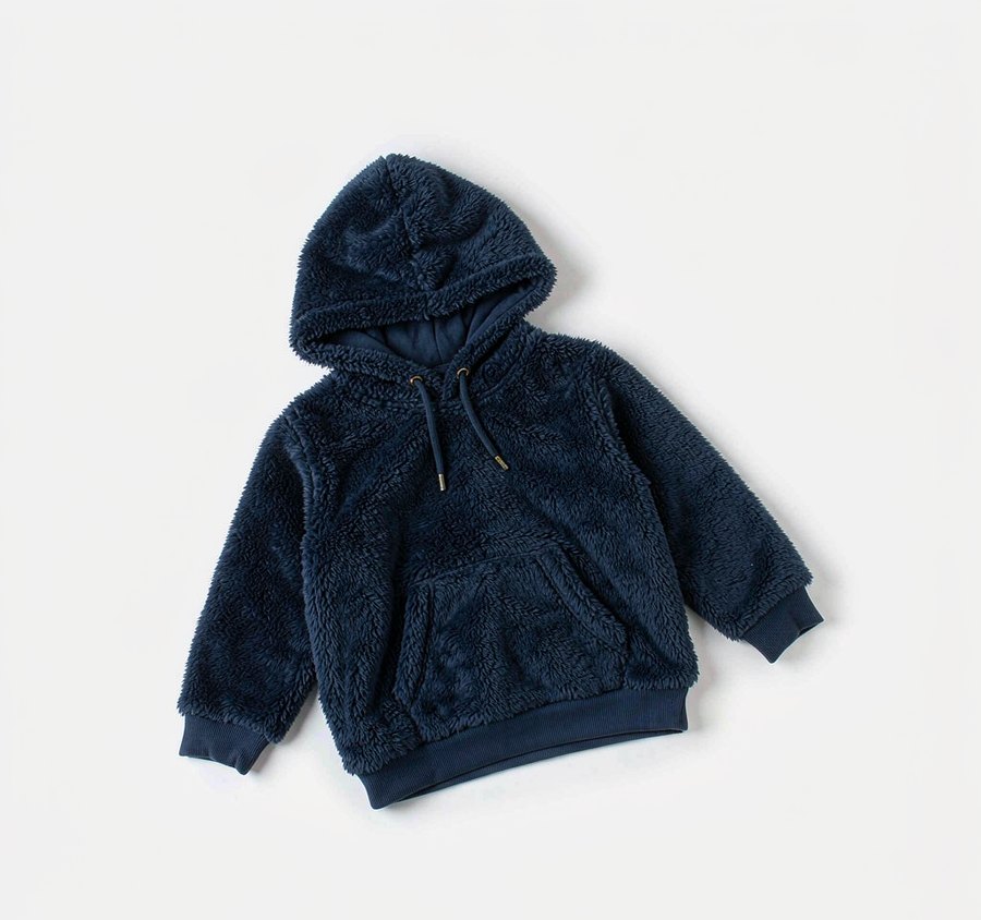Kids hoodie production sample